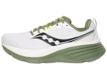 Saucony Hurricane 24 Men's Shoes White/Olivine