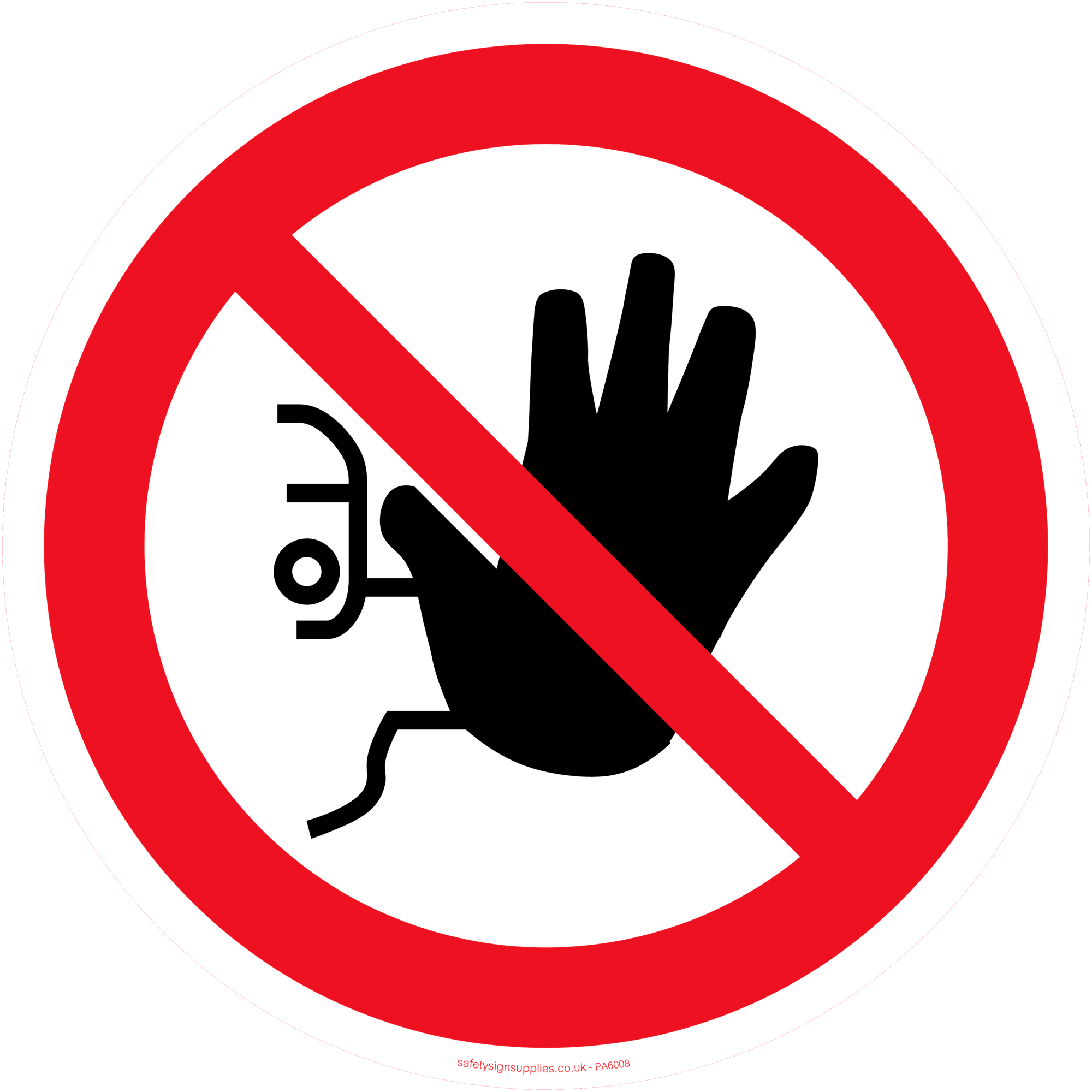 No Entry Symbol Sign Vector Illustration Isolate On W - vrogue.co