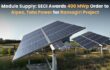 Module Supply: SECI Awards 400 MWp Module Order to Alpex, Tata Power Solar