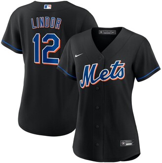 Nike Women's Francisco Lindor Black New York Mets 2022 Alternate ...