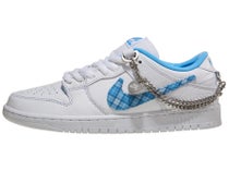 Nike SB Dunk Low Pro Shoes White/University Blue-White