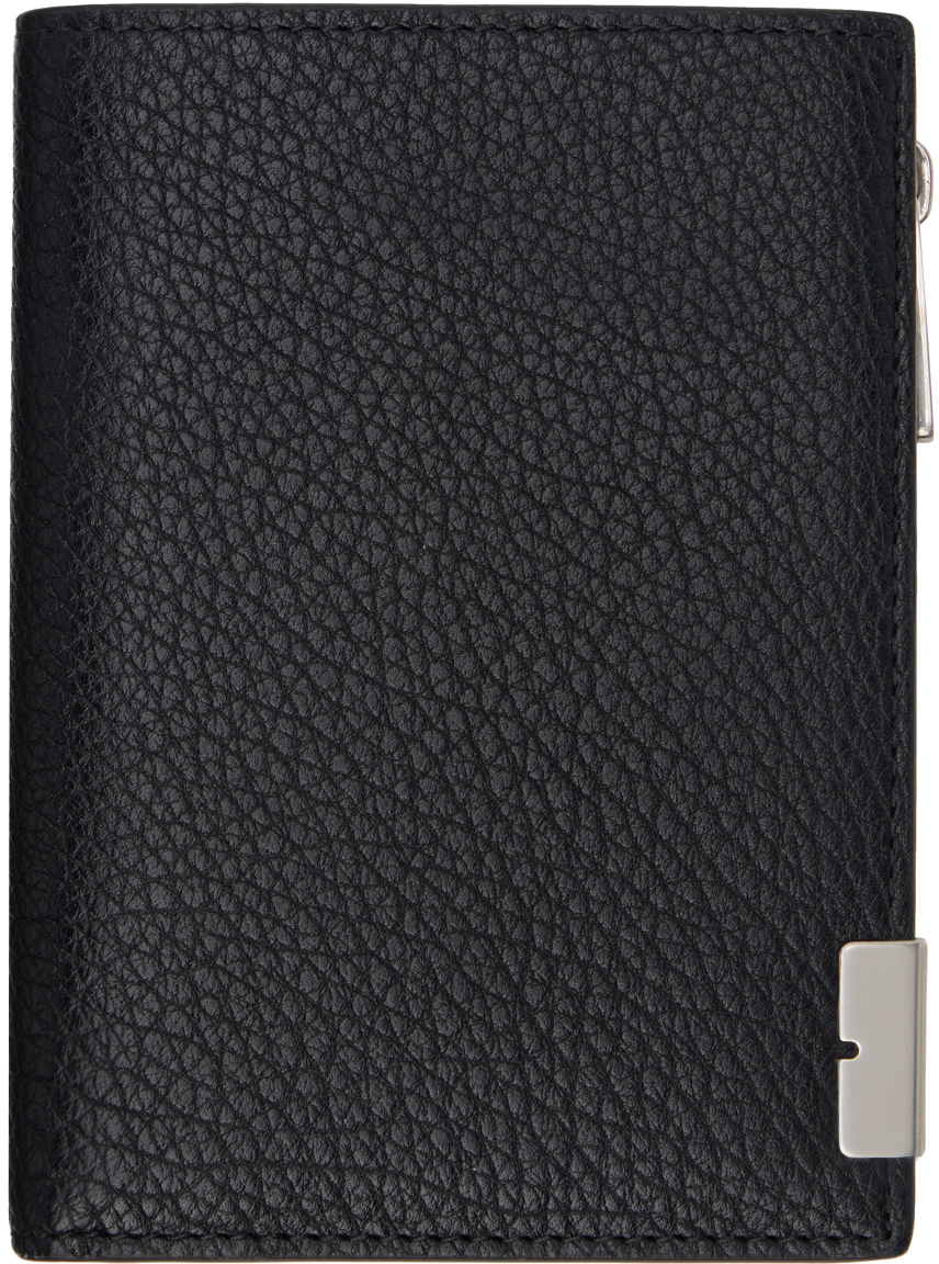 Burberry Black B Cut Bifold Wallet