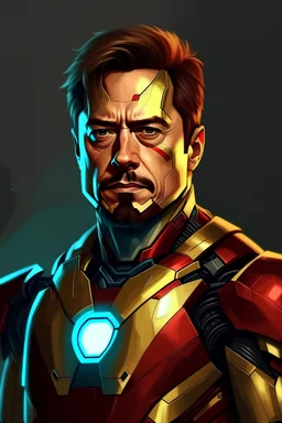 iron man as leonardo dicaprio