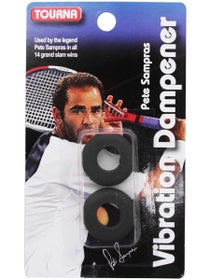 Pete Sampras Tourna Vibration Dampener Black (2 pack)