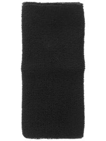 Tourna No Logo Wrist Towel - Single Black