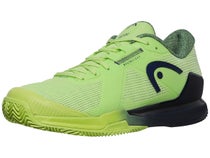 Head Sprint Pro 4.0 CLAY Lime/Navy Men's Shoes