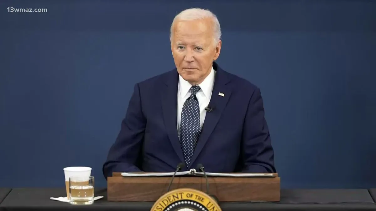 Biden gives first speech after unexpected White House power shift