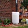 White Rain Barrel