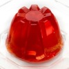 Red Jello on White Plate