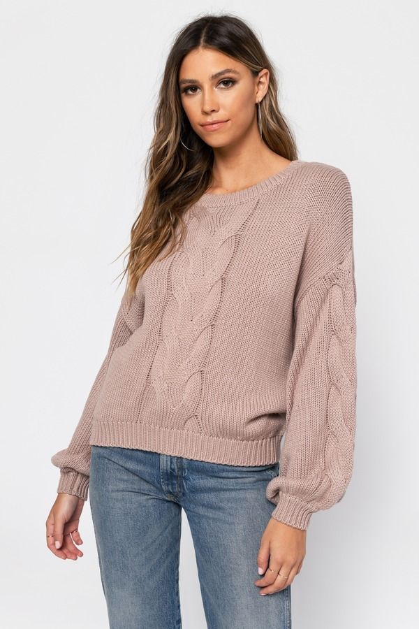 All The Feels Knit Sweater - Beige