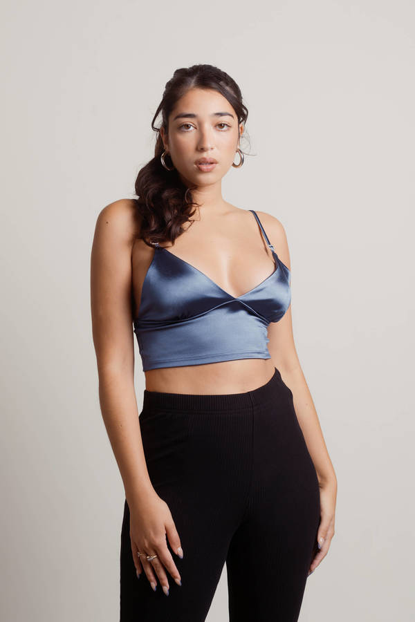 Babygirl Crop Top - Blue