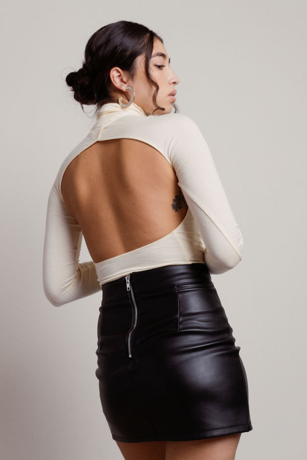 Avenir Backless Top - Ivory