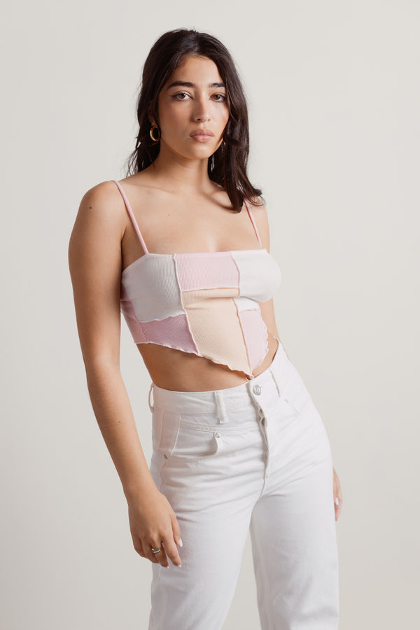 On Your Mind Crop Top - Pink