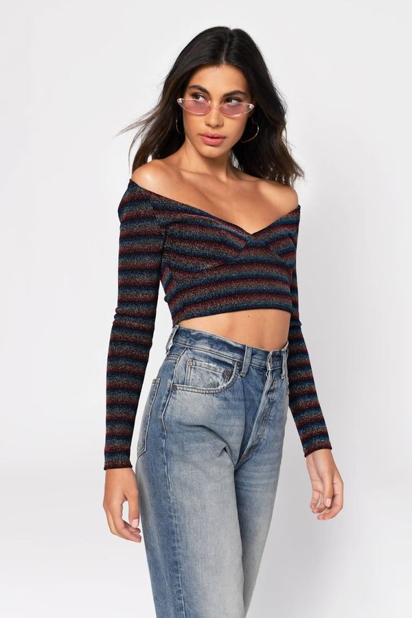 Starlite Crop Top - Rainbow