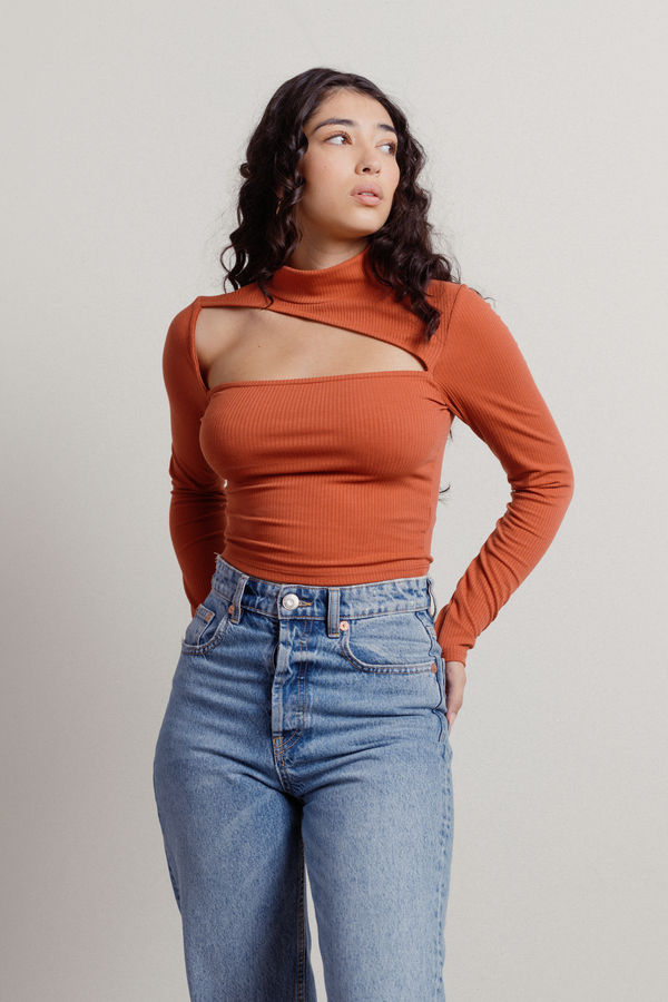 Mason Crop Top - Rust