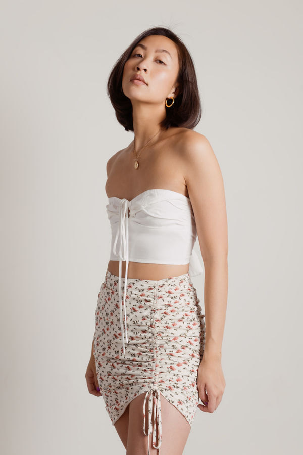 Warm Breeze Crop Top - White