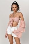 Amy Crop Top - Blush