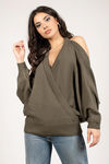 Evana Oversized Sweater - Olive