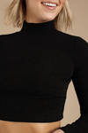 Eliza Crop Top - Black