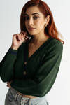 Shane Knit Cardigan - Green