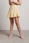 Chiba Pleated Tennis Skirt - Yellow