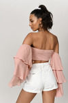 Amy Crop Top - Blush