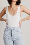 Simple Things Tank Bodysuit - Ivory