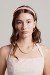 Lollipop Ruched Headband - Pink