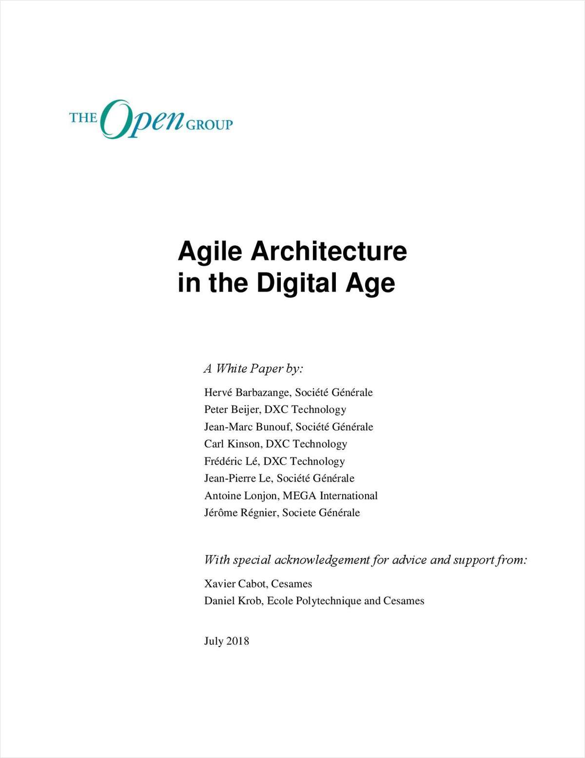 AGILE ARCHITECTURE IN THE DIGITAL AGE