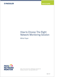 How To Choose The Right Network Monitoring Solution