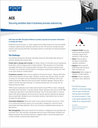 ACS: Securing Sensitive Data in Business Process Outsourcing