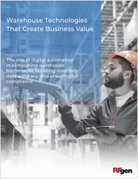 Warehouse Technologies that Create Business Value