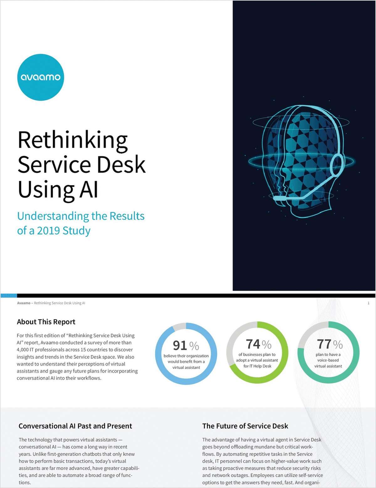 Rethinking Service Desk using AI