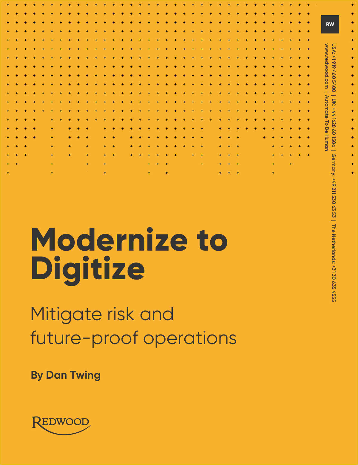 Modernize to Digitize Future-Proof Operations and Mitigate Risk