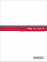 Hitting Your Numbers: Creating Sales Excellence with Commercial Open Source CRM