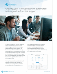 Growing your ISV solution with automated training and self-service support