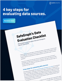 Data Evaluation Checklist