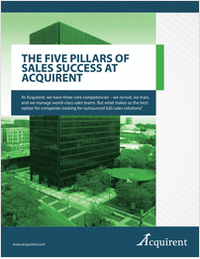 The Five Pillars of Outsourced Sales Success