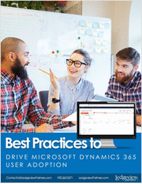 Best Practices to Drive Microsoft Dynamics 365 User Adoption