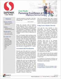 Case Study: Pursuing Excellence at Safeway's Employee Service Center