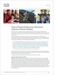 Cisco Physical Security Solutions: Improve School Safety