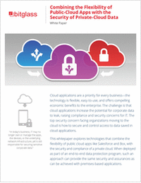 Combining the Flexibility of Public-Cloud Apps with the Security of Private-Cloud Data for the Finance Industry