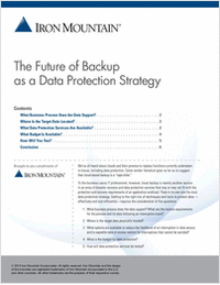 The Future of Backup as a Data Protection Strategy