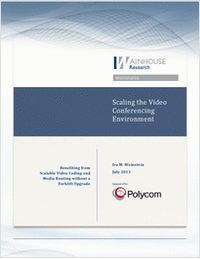 Scaling the Video Conferencing Environment