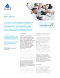 Fairsail Case Study: SolarWinds