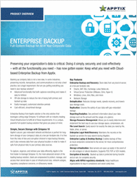 Cloud-Based Enterprise Backup