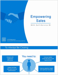 Empowering Sales with Self-Service BI