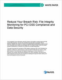 Reduce Your Breach Risk with File Integrity Monitoring