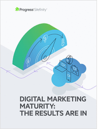 Digital Marketing Maturity: The Results are In