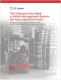 The 5 Reasons You Need  a Vehicle Management System For Your Industrial Trucks